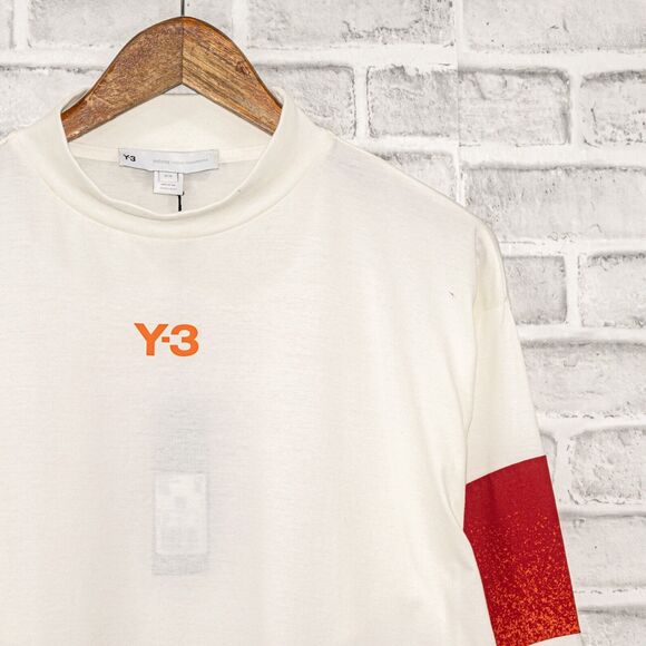 Y-3 Yohji Yamamoto ADIDAS CH2 Long Sleeve T-Shirt Cream Color Size M NWT - Picture 7 of 11
